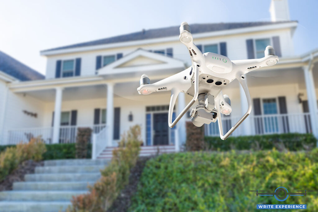 Drone flying in Residential Areas