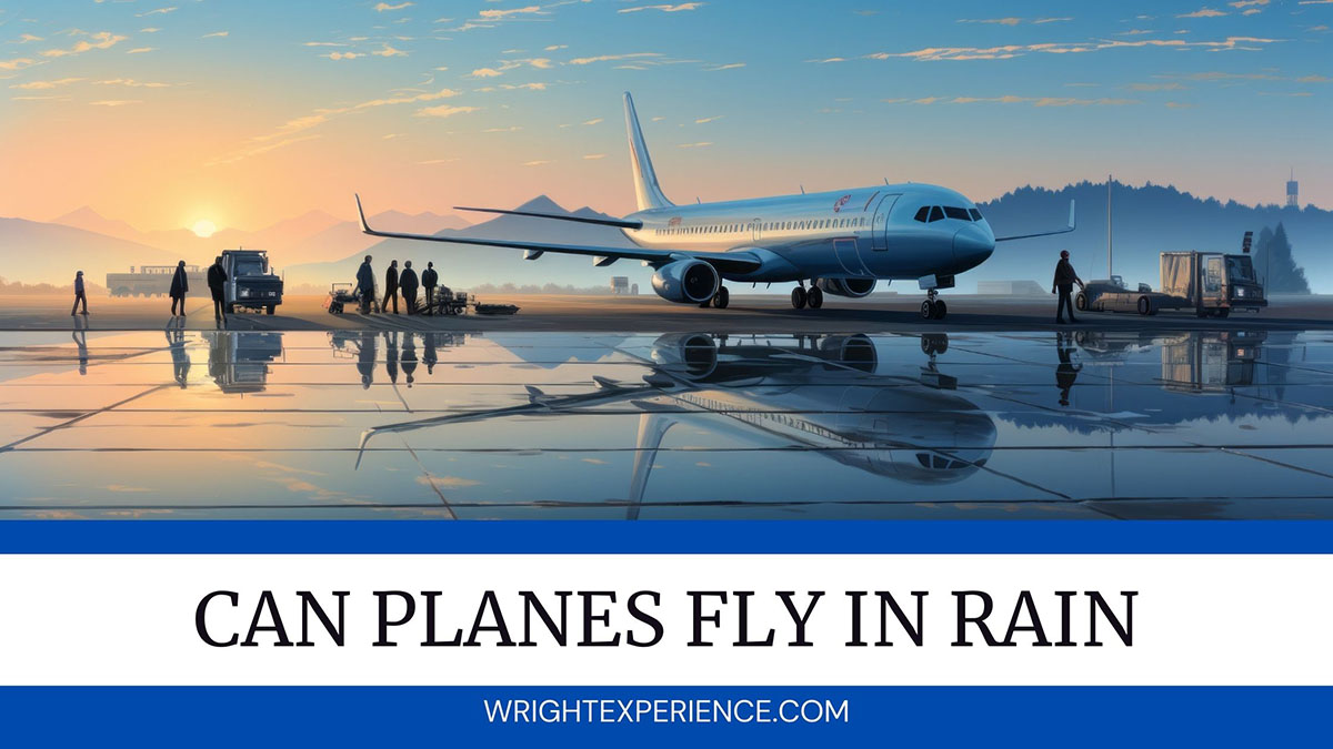 can planes fly in rain