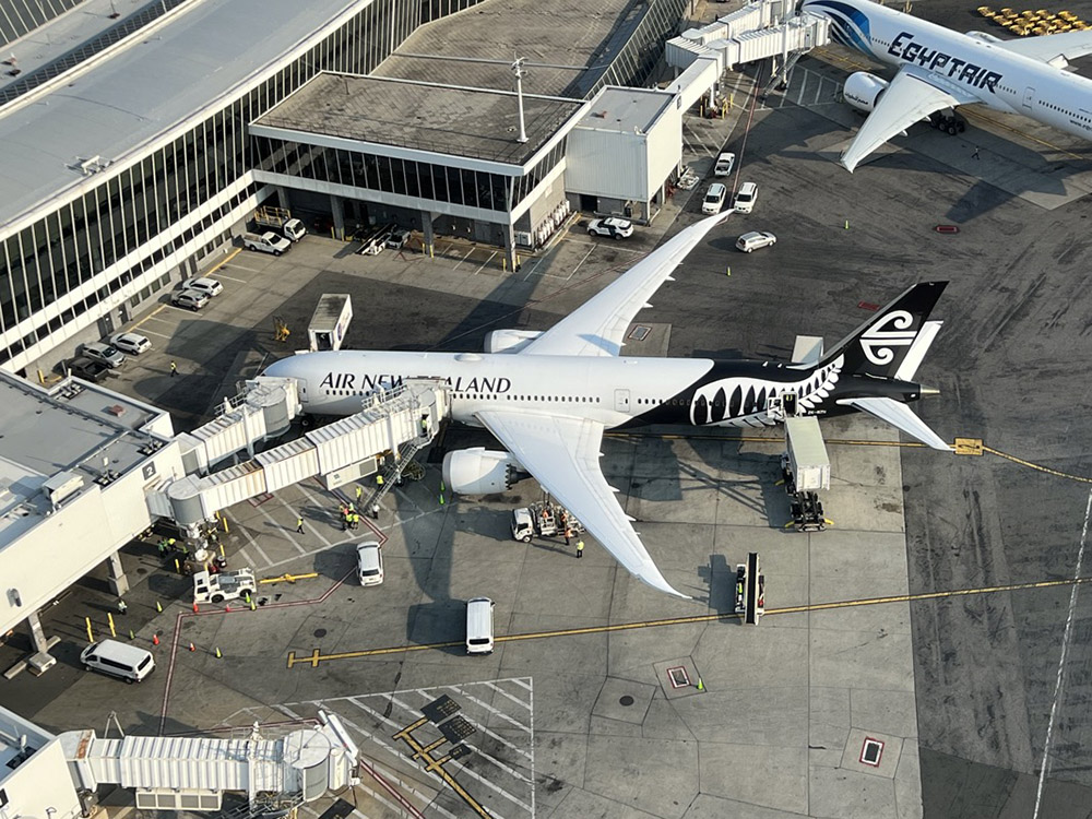 Auckland to New York (JFK airport)