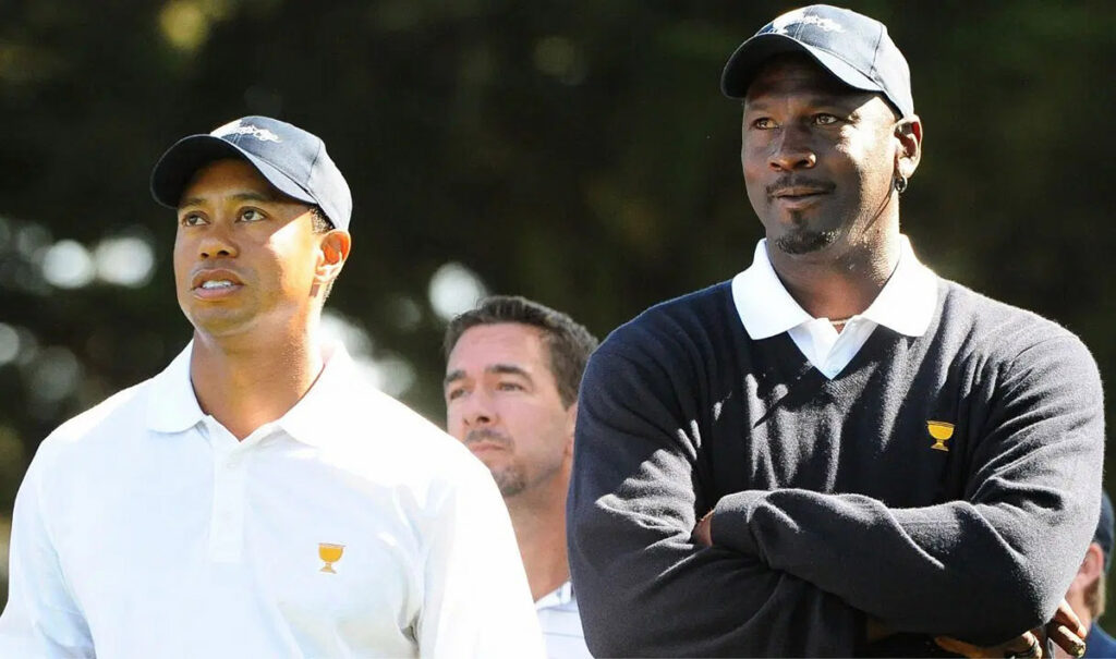 Tiger Woods and Michael Jordan